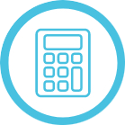icon of calculator representing Quick & Detailed Box Loads