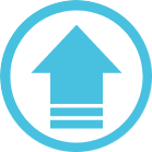 icon with upward sign representing detailed information about Quick Submittals