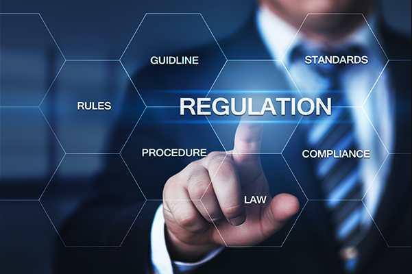 representatory image of regulations, compliance etc.